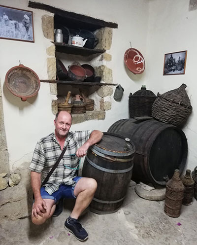 Hubert Schreiber auf Kreta